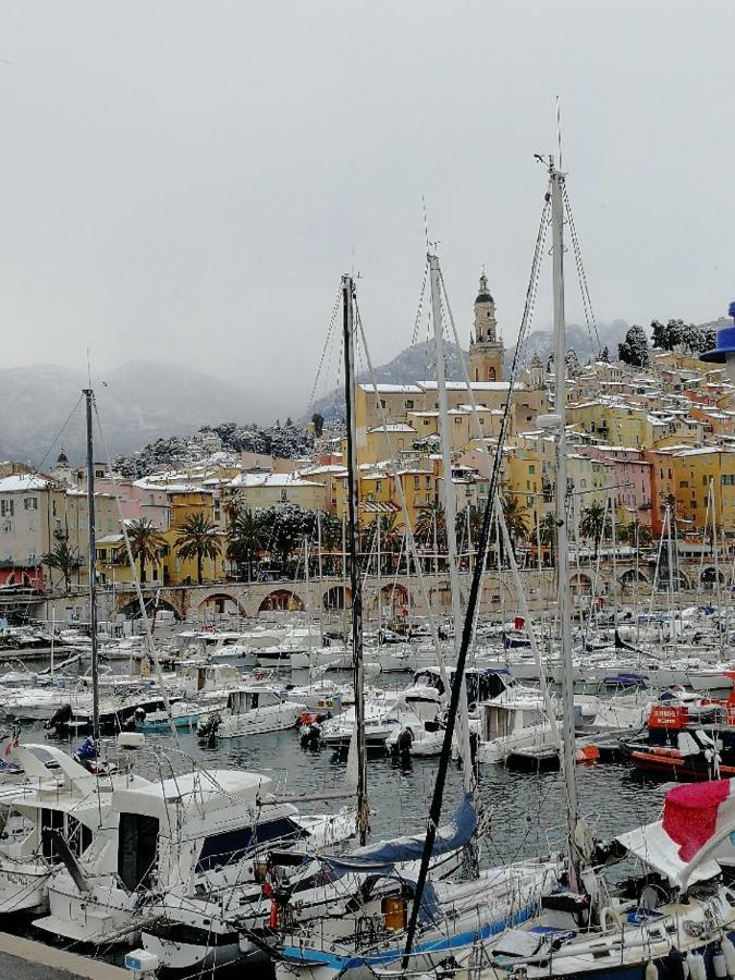 Menton 2 Pieces Climatise A Cote De La Plage Rue Palmaro Kültér fotó